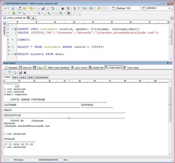 Restore Database after fatal User Error | CarajanDB