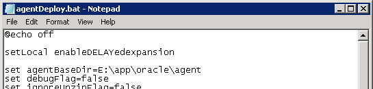 Agent 12c Deploy Windows 10